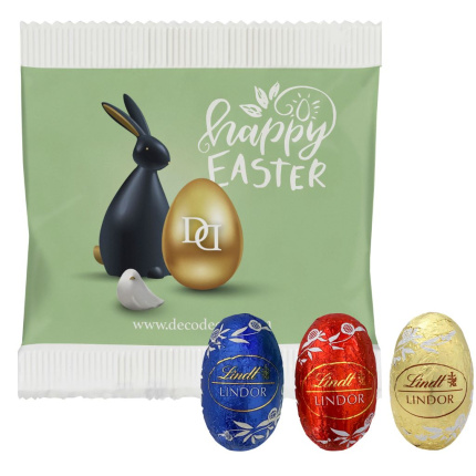 Lindt Lindor paaseitjes in papieren zakje - Topgiving